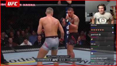 UFC fighter watches himself get knocked out
