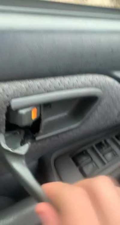 Door handle broke when i got to work this morning :)