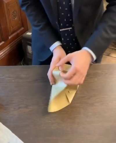 The way this gift is getting wrapped