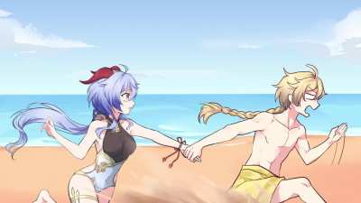 [Genshin Minute Show] Swimsuit Girls&rsquo; Glamorous Summer Time