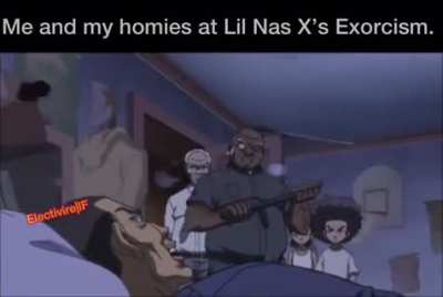 Me and my homies at Lil Nas X's Exorcism