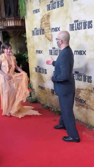 With Jeffrey Wright at the Sydney premiere of The Last of Us • April 2025