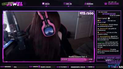 Streamer calls her boyfriend shy