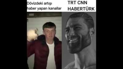 trt, cnn ve habert&uuml;rkten d&ouml;viz barı kaldırılmış iksde