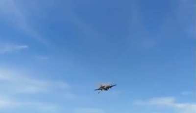 Another view of the midair collision that just happened at a Dallas air show