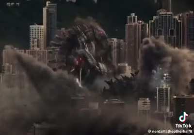 Ghidora got arms for the first time and put them to work