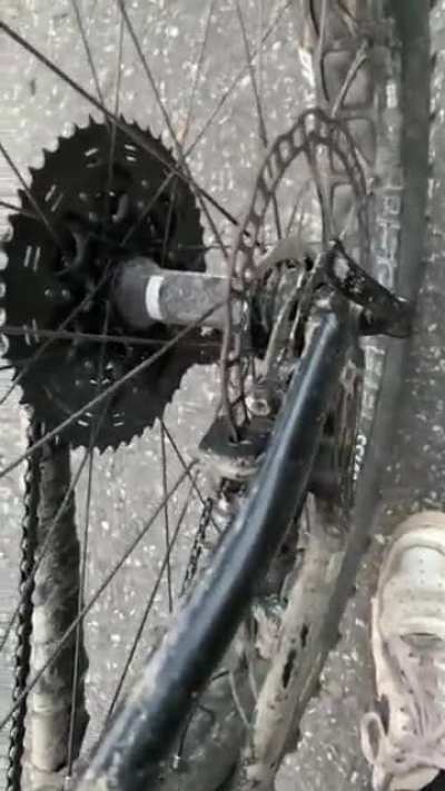 What&lsquo;s the right thing to do in this situation? I simply didn&rsquo;t use the rear-brake for a couple of minutes..
