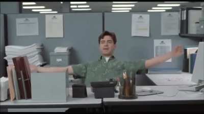 Vibe at work while the GME rocket flies