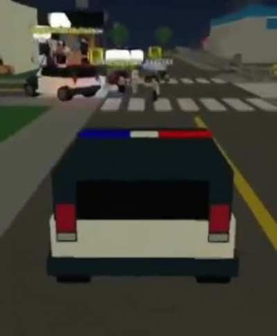 Officer coming thru