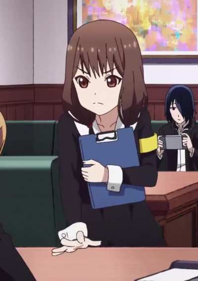 Here's Miko slapping the desk for anyone who creative enough to make it into a meme