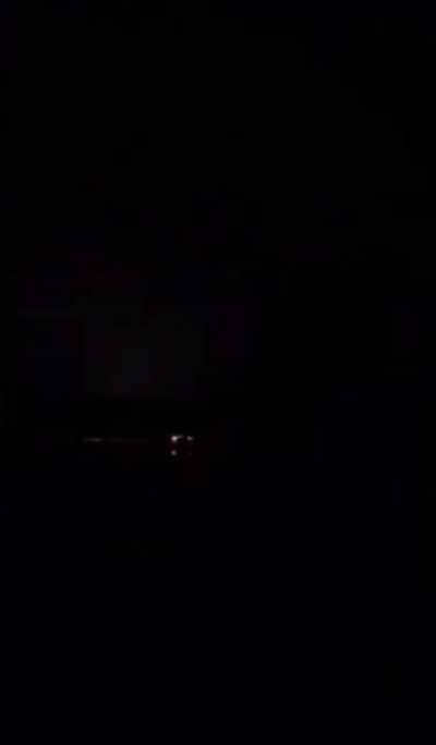 Lightning flashes reveal whats coming