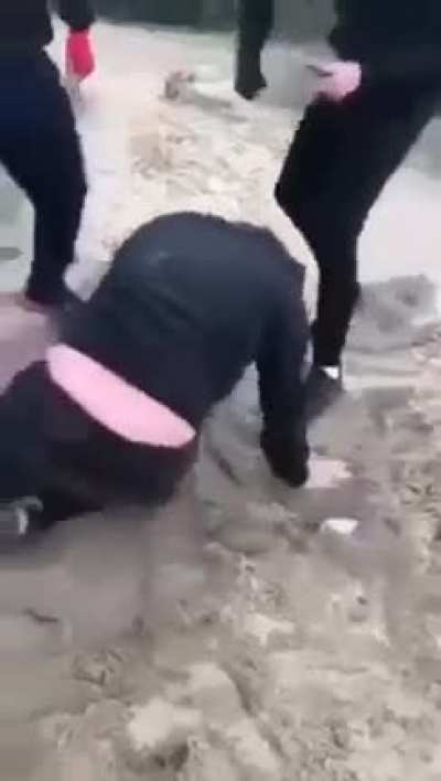 Guy beaten by his "friends" because he likes a different football team than them. Welcome to Poland.