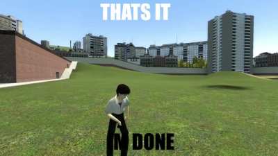 Shinji is done