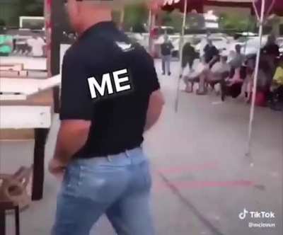 The people cheering "Nice Gary" are my friends.