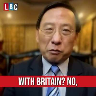 &ldquo;Britain is not a rival, it is not a competitor, is not an enemy, is not an adversary of China.&rdquo; - Gao Zhikai