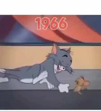 Tom and Jerry cartoon's progression (1940-2023)