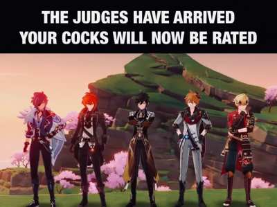 Watch as they idly judge you 😏 oh 😳 Childe seems proud 🤩 🥵 😅