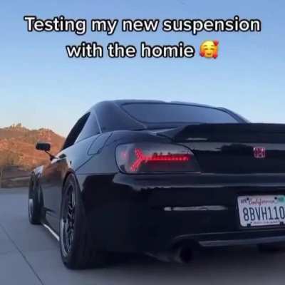 Testing new suspension