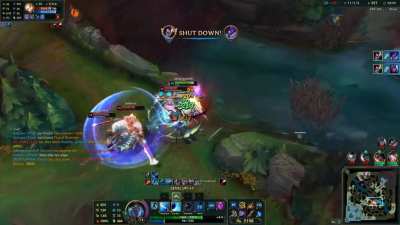My 12 year old brother got another solo penta but this time in ranked
