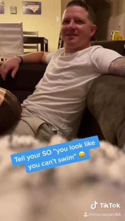 &ldquo;You look like you can&rsquo;t swim&rdquo;