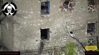 Ukrainian FPV drone collapsed entire building ontop of several Russian soldiers, Kurt&amp;amp;Company of 28th Mechanized Brigade (28 OMBr)