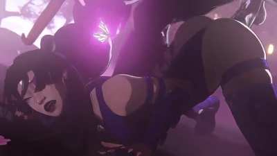Psylocke&rsquo;s monster fuck! :3