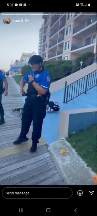 They tased this kid and hog tied him. For vaping.