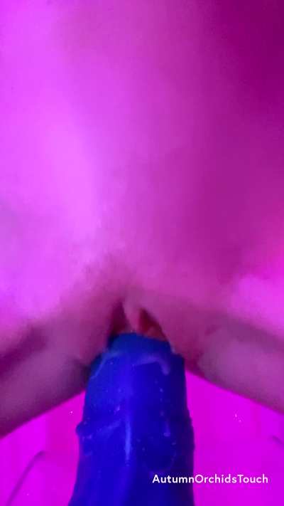 My first time playing with my Bad Dragon "Chance" (size large)