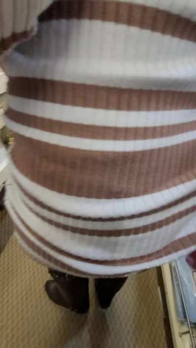 He wants to tease my ass even when we are shopping