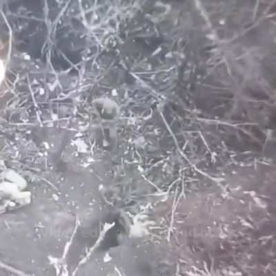 Hand to hand combat between UA and Russian forces