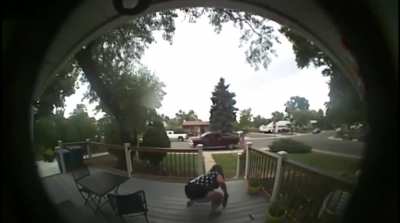 An Enraged Woman Destroys Her Neighbor&rsquo;s Equality Yard Sign.
