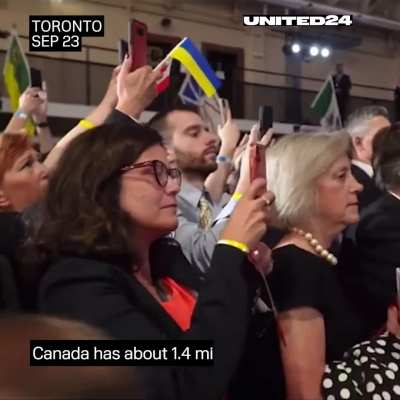 A home away from home? Ukraine&rsquo;s president Volodymyr Zelenskyy definitely got that feeling in Canada&rsquo;s largest city, Toronto.