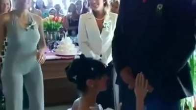 You may now kiss the bride
