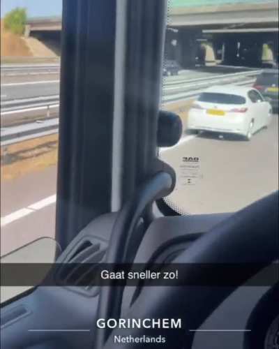 Bikes are even faster than cars on the highway!