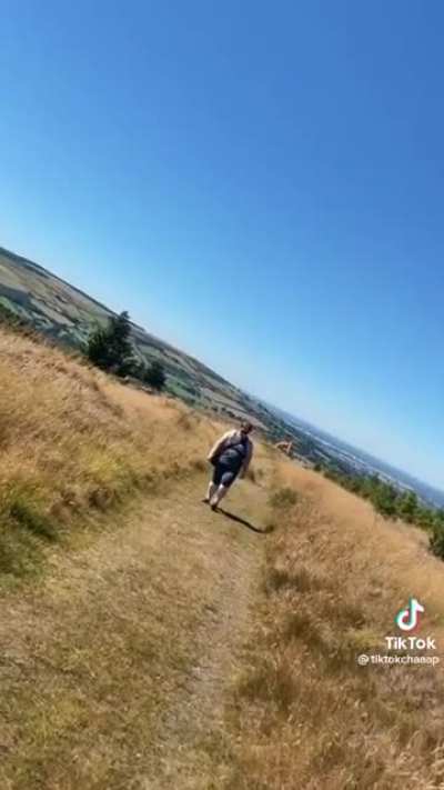 American tourist has a meltdown after being lost in the Wicklow Mountains, Republic of Ireland