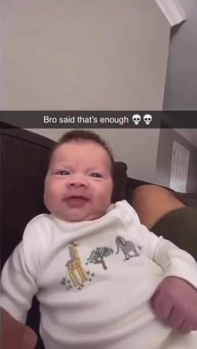 Ele mandou o papo