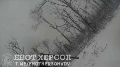 Helmet Cam Footage of Russian 98th Guards Airborne Division unsuccessful assault, taking incoming fire &amp;amp; attempt at shooting drones towards Chasiv Yar [Part2]