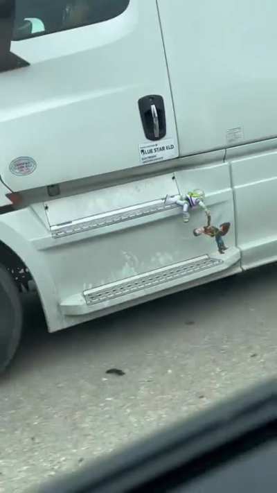 [Question] Will dot pull this guy over? dont get me wrong i love toy story and the reenacting of the movie but i wonder how it doesnt fly off while go high speeds😄 .