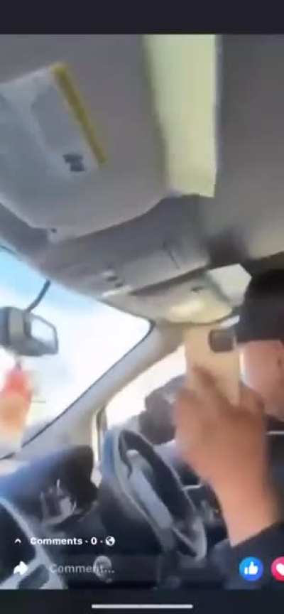 The Gestapo (ICE) shatter a man’s window in Elgin IL..