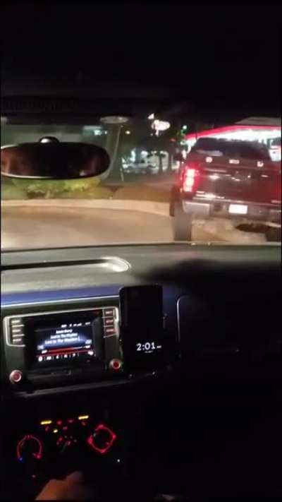 He&rsquo;s got a lifted truck, he can go where he wants when he wants. Except for here, apparently.