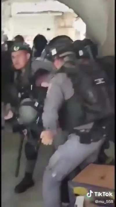 Thats how to arrest civilians in an apartheid