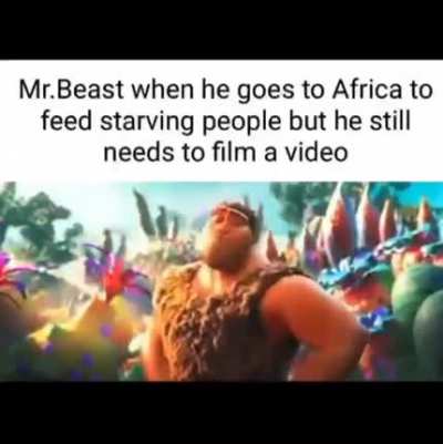 gotta get the lights camera and action (meme is satire)