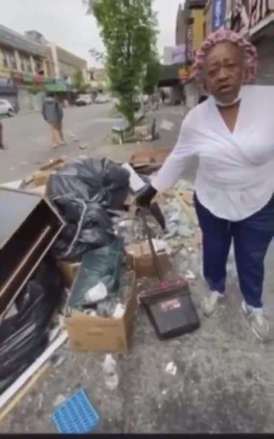 poor ol lady just trying to make a living