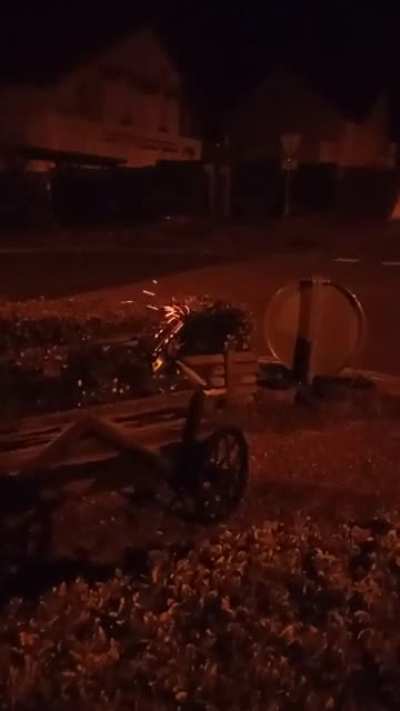 The cannon by night