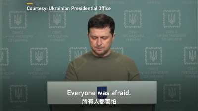 Ukrainian President Volodymyr Zelensky: "To be honest, I don't see anyone with us. Who will give Ukraine a guarantee to join NATO? I asked the leaders of 27 European countries, everyone was afraid, none of them answered me,"