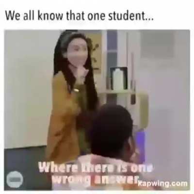 That is me in class