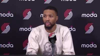 [Highlight] Dame responds to a question about people wanting Shai to leave the Thunder for a better team