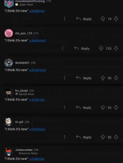 "I think it's new" - u/bobinjac