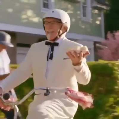 I'm just riding on my bike...