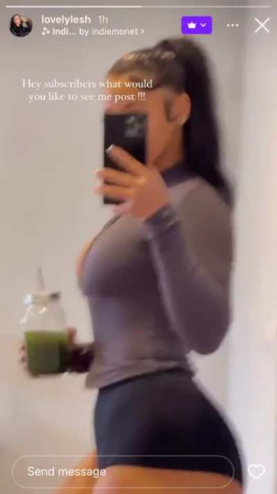 I told ha that booty crease, I&rsquo;ll be loyal 🤑
